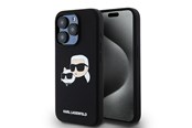 Mobile - Covers & Cases - Karl Lagerfeld Silicone Karl&Choupette MagSafe case for iPhone 15 Pro - black - 3666339256722