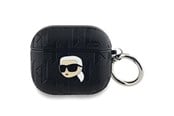 Andra mobiltillbehör - Karl Lagerfeld Monogram Karl Head case for AirPods 3 - black - 3666339283650
