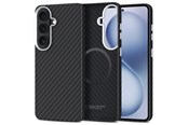 Mobile - Covers & Cases - Tech-Protect Ion Carbon MagSafe Case for Samsung Galaxy S26 - Black and Silver - 5906302390519