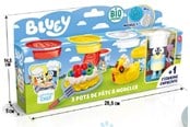 Kreativa spel - Bluey 3 Dough pots and Stamp Figurine - 266006