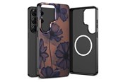 Mobile - Covers & Cases - Tech-Protect Lamano MagSafe Case for Samsung Galaxy S26 Ultra - Brown and Purple - 5906302390700