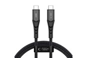 USB-kabel - Tech-Protect Ultraboost UB11T USB-C / USB-C PD 100W / QC3.0 100 cm Cable - Black - 5906302390717