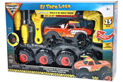 Leksaksbil - Monster Jam Mechanix 1:18 Build N ReBuild El Toro - 5004586