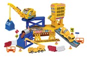 Leksaksbil - Junior Driver Construction Play Set 40pcs with 2 c - 507218