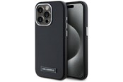 Mobile - Covers & Cases - Karl Lagerfeld FW Metal Plate MagSafe iPhone 15 Pro Max Case - Black - 3666339254919