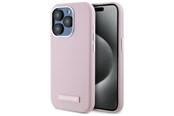 Mobile - Covers & Cases - Karl Lagerfeld FW Metal Plate MagSafe iPhone 15 Pro Case - Pink - 3666339255329