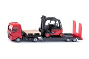Leksaksbil - SIKU 1:87 MAN truck with Linde forklift - 1763