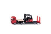 Leksaksbil - SIKU Siku MAN lastbil med Linde gaffeltruck - 1763