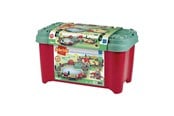 Byggset - Abrick Ecoiffier Train Track Construction Set - Station and Accessories - 140 pcs. - 1348