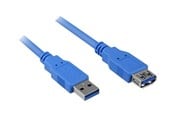 USB-kabel - Sharkoon - USB extension cable - USB Type A to USB Type A - 1 m - 4044951015672