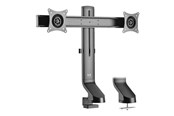 Monitorfäste - Tripp Lite Eaton Series Dual-Display Monitor Arm with Desk Clamp and Grommet - Height Adjustable 17" to 27" Monitors - DDR1727DC