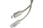 USB-kabel - Spigen Essential USB-C to USB-C 60W Fabric Cable - 1.5m - Gunmetal - ACA10418