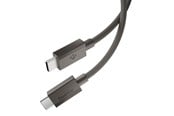 USB-kabel - Spigen Essential USB C to USB C 60W Fabric Cable - 1.5m - Black - ACA10417