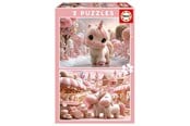 Pusselspel - Educa 2X48 Sweet Unicorns - 20504