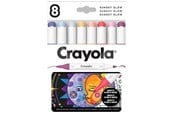 Kreativa spel - Crayola Art Markers 8 Pcs Color Sunset Glow - 58-6806