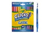 Kreativa spel - Crayola Clicks Retractable Markers 10 Pcs - 58-8379