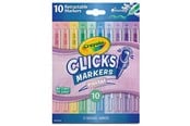 Kreativa spel - Crayola Clicks Retractable Markers 10 Pcs - Pastel - 58-8378