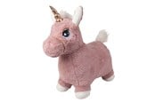 Kreativa spel - Krea Hop And Bounce Plush Unicorn Rose Col. - 36-2051