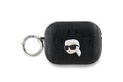 Andra mobiltillbehör - Karl Lagerfeld Monogram Karl Head case for AirPods Pro 2 - black - 3666339283667