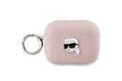 Andra mobiltillbehör - Karl Lagerfeld Monogram Karl Head case for AirPods Pro 2 - pink - 3666339283780