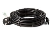 Kablar och ledningar - HEATCOM FrostSafe 13W/m värmekabel med termostat & stickpropp med jord, 10,5 meter - 43100105