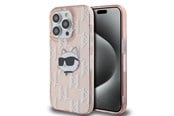 Mobile - Covers & Cases - Karl Lagerfeld IML Choupette Head & Monogram case for iPhone 13 Pro Max - pink - 3666339286095