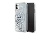 Mobile - Covers & Cases - Karl Lagerfeld Liquid Glitter Choupette Head MagSafe Case for iPhone 11 / Xr - Transparent - 3666339285623