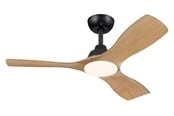 Lampor - Philips Olas Fan ceiling 42' 30W+24W BK&Wood - 929004750401