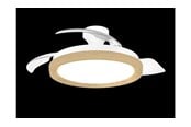 Lampor - Philips Bliss DC Fan ceiling 28W+35W TW Wood - 929004764301