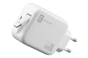 Mobile - Adapters & Chargers - CELLULAR line power adapter - retractable - 24 pin USB-C (female) 24 pin USB-C (male) - 30 Watt - ACHROLLUSBCGAN30WW