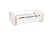 Docka, bamse och tillbehör - Goki Wooden Doll Cradle - 51432