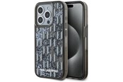 Mobile - Covers & Cases - Karl Lagerfeld Liquide Glitter Monogram Gradient iPhone 15 Pro Max Case - Black - 3666339256173