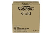 Katter - PURINA NESTLE GOURMET GOLD Pieces in sauce Mix of 4 flavors - wet cat food - 96x85g - 7613038543154