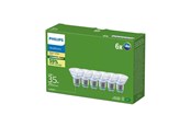 Glödlampor - Philips LED-glödlampa Ultra Efficient 1,2W/827 (35W) 36° 6-pack GU10 - 929004265894