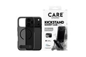 Mobile - Covers & Cases - CARE by PanzerGlass Kickstand Case Smokey w. Black MagSafe Apple iPhone 18 Pro | 17 Pro - CR23365