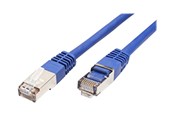 Nätverkskabel - Roline VALUE patch cable - 50 cm - blue - Blå - 0.5m - 21.99.1324