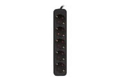 Strömkabel (extern) - Lanberg - power strip - 2500 watt - PS0-05F-0300-BK