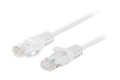 Nätverkskabel - Lanberg patch cable - 2 m - white RAL 9010 - Vit - PCU6-20CC-0200-W