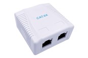 Nätverks tillbehör - Gembird Cablexpert network surface mount box - NCAC-2F6A-01