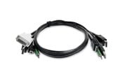 Displaykabel - StarTech.com Startech adapter cable - TAA Compliant - 1.8 m - SKDVI2HDDP06MMKVM06T