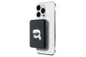 PowerBank - Karl Lagerfeld Powerbank inductive KLPB5FPGKSKIHK 16W 5000mAh black/black Karl Head Pin MagSafe - 5000 mAh - 3666339283933