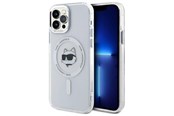Mobile - Covers & Cases - Karl Lagerfeld IML Metal Choupette Head MagSafe iPhone 12 Case - White - 3666339284091
