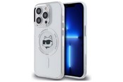 Mobile - Covers & Cases - Karl Lagerfeld IML Metal Choupette Head MagSafe iPhone 14 Pro Case - White - 3666339284169