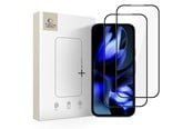 Mobile - Covers & Cases - Tech-Protect Glass Fit+ 2-Pack Tempered Glass for Google Pixel 9A / 10A - Black - 5906302392827