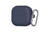 Mobile - Covers & Cases - Tech-Protect Silicone Hook Case for Samsung Galaxy Buds 4 / 4 Pro - Navy Blue - 5906302392889