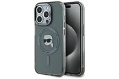 Mobile - Covers & Cases - Karl Lagerfeld KLHMP15XHLSKIK iPhone 15 Pro Max 6.7" black/black hardcase IML Metal Karl Head MagSafe - 3666339284497