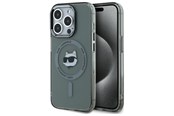 Mobile - Covers & Cases - Karl Lagerfeld KLHMP15LHLSCHK iPhone 15 Pro 6.1" black/black hardcase IML Metal Choupette Head MagSafe - 3666339284626