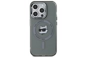 Mobile - Covers & Cases - Karl Lagerfeld KLHMP15XHLSCHK iPhone 15 Pro Max 6.7" black/black hardcase IML Metal Choupette Head MagSafe - 3666339284633