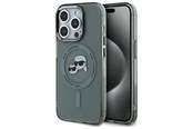 Mobile - Covers & Cases - Karl Lagerfeld KLHMP15XHLSKCK iPhone 15 Pro Max 6.7" black/black hardcase IML Metal Karl&Choupette Head MagSafe - 3666339284770