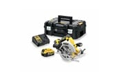 Cirkelsågar - Dewalt DCS570P2-QW Portable Circular Saw 18.4 cm yellow 5500 rpm. - DCS570P2-QW